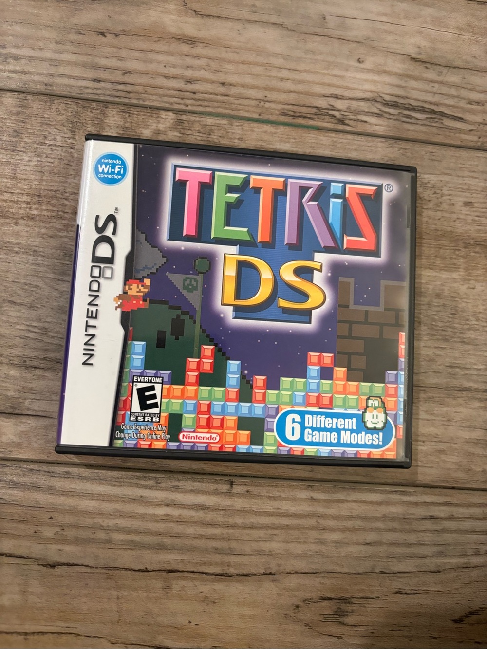 Nintendo Tetris DS Colorful Block Art Cover